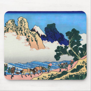 Tapis De Souris Katsushika Hokusai - Back of Fuji, Minobu river