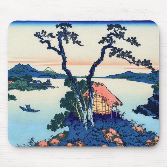 Tapis De Souris Katsushika Hokusai - Lac Suwa dans la province de  (Devant)