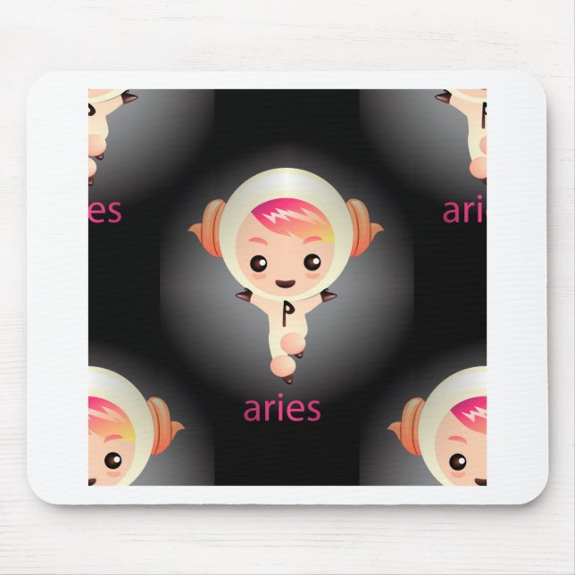 Tapis De Souris kawaii aries (Devant)