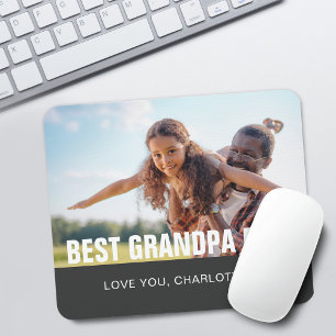 Tapis De Souris Keepsaké Meilleur grand-père jamais photo