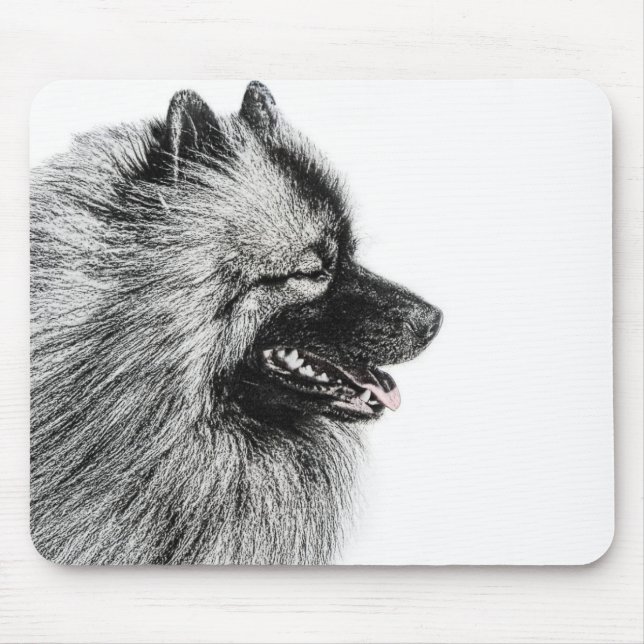 Tapis De Souris Keeshond Mousepad (Devant)