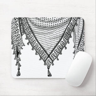 Tapis De Souris Keffiyeh Écharpe palestinienne tissu traditionnel