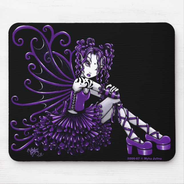 Tapis De Souris "Kelli" Mousepad féerique pourpre (Devant)
