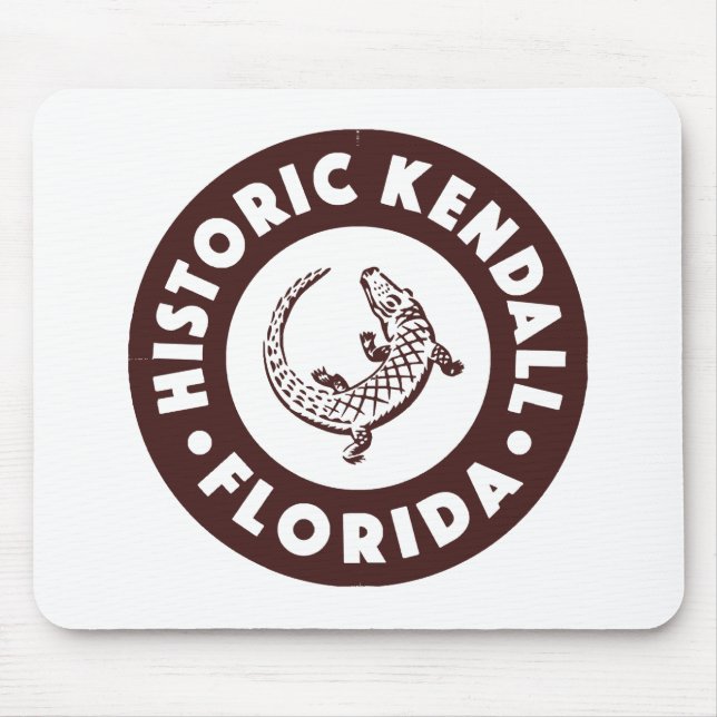 Tapis De Souris Kendall Florida Circle - Brown (Devant)