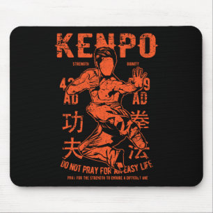 Tapis De Souris Kenpo Karate Martial Arts Vintage Retro Style Dist