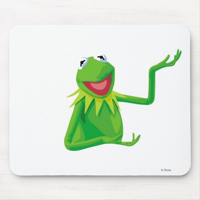 Tapis De Souris Kermit la grenouille avec sa bouche ouverte Disney (Devant)