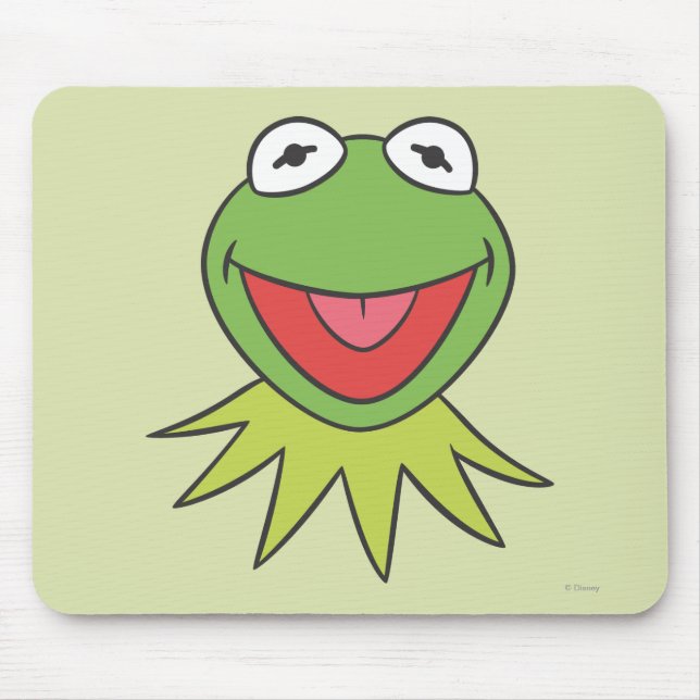 Tapis De Souris Kermit la tête de dessin de la grenouille (Devant)