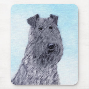 Tapis De Souris Kerry Blue Terrier peinture mignonne Chien d'origi