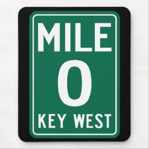 Tapis De Souris Key West Mile 0, Floride États-Unis