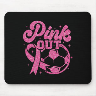 Tapis De Souris Kick Pink pour un Soccer Cure Cancer du sein Rose