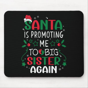 Tapis De Souris Kids Père Noël M'Encourage À La Grande Soeur À Nou