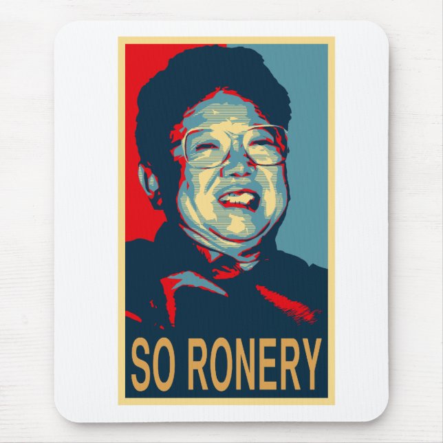 Tapis De Souris Kim Jong-il ainsi Ronery Mousepad (Devant)