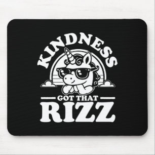 Tapis De Souris Kindness Anti Bulbing Week Unicorn A Reçu Rizz Sti