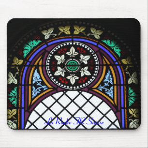 Tapis De Souris Kirchenfenster La Roche FR Suisse Mousepad