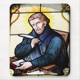 Tapis De Souris Kirchenfenster La Roche FR Suisse Mousepad