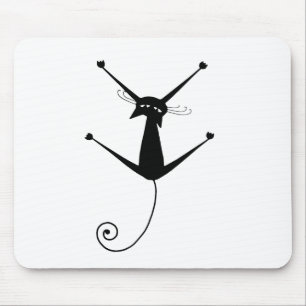 Tapis De Souris Kitty fantaisie noir 10