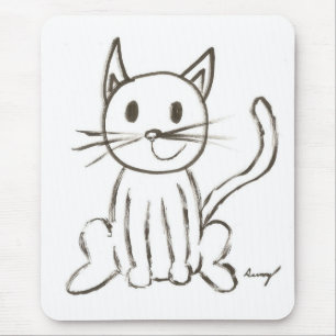 Tapis De Souris Kitty Mousepad peint
