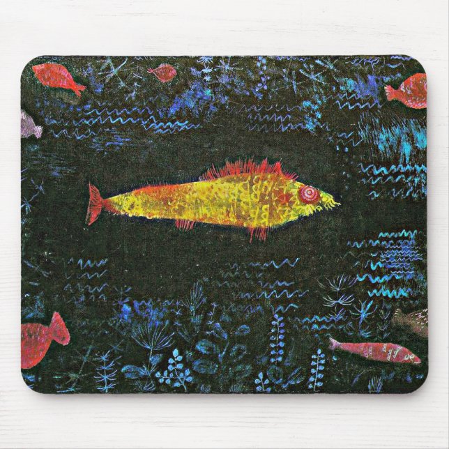 Tapis De Souris Klee - Le poisson rouge (Devant)