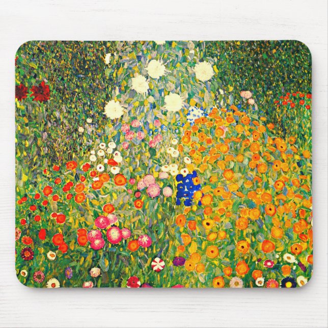 Tapis De Souris Klimt : Jardin fleuri (Devant)