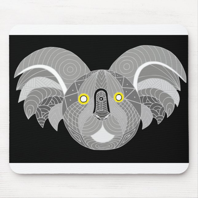 Tapis De Souris Koala Genuine Aboriginal Art (Devant)
