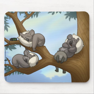 Tapis De Souris Koala Mousepad de sommeil