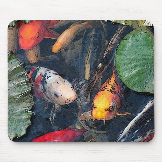 Tapis De Souris Koi Mousepad (Devant)