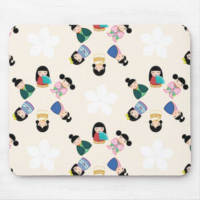 Tapis De Souris Kokeshi Dolls Mousepad (Devant)