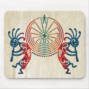 Tapis De Souris KOKOPELLI / L'HOMME DANS LE MAZE + vos idées