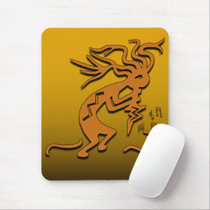 Tapis De Souris Kokopelli Musical Merry Maker & Notes