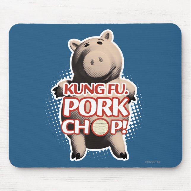 Tapis De Souris Kung Fu. Bouche de porc (Devant)
