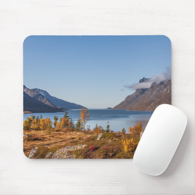 Tapis De Souris Kvaloya Island Norvège (Avec souris)