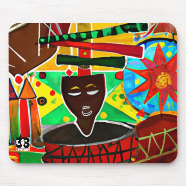 Tapis De Souris Kwanzaa (Devant)