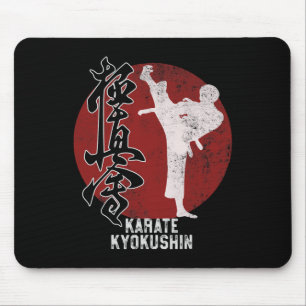 Tapis De Souris Kyokushin Karate Japonais Cadeau d'art martial