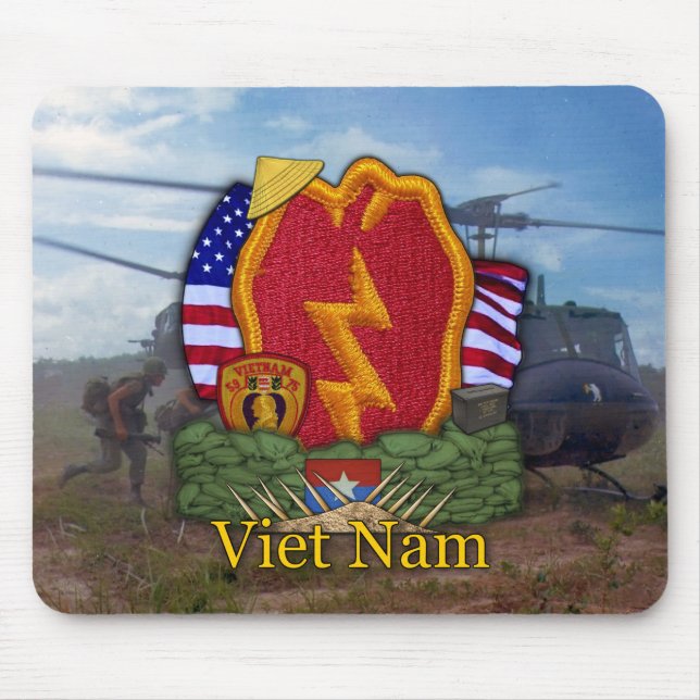 Tapis De Souris la 25ème guerre de Vietnam de division (Devant)