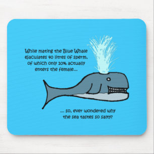 Tapis De Souris La baleine bleue...