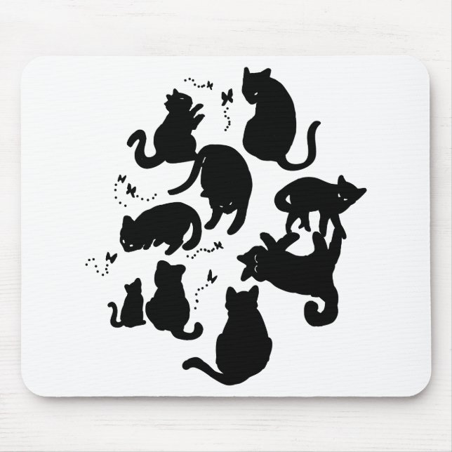 Tapis De Souris La Bande De Chat. (Devant)
