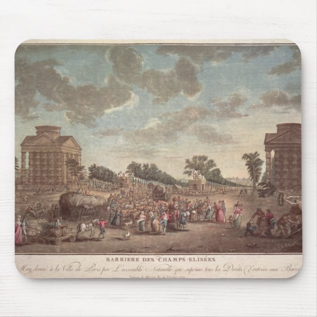 Tapis De Souris La barrière aux champions Elysees (Devant)