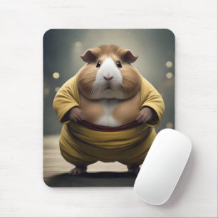 Tapis De Souris "La bataille de Sumo : le puissant lutteur de coch