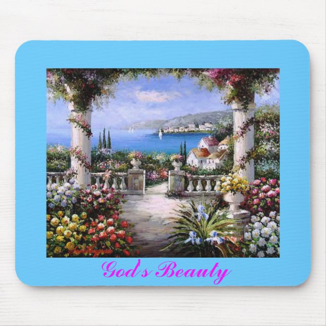 Tapis De Souris La beauté de Dieu (Devant)