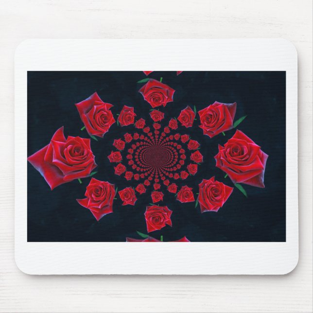 Tapis De Souris La beauté des Roses : Imaginaire floral (Devant)