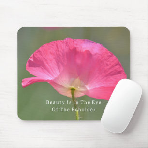 Tapis De Souris La beauté est Coquelicot d'Islande rose (photograp