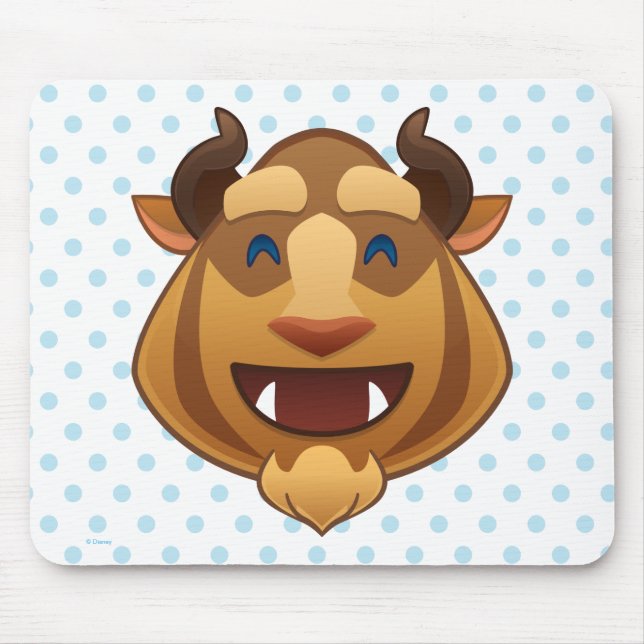 Tapis De Souris La beauté et la bête Emoji | Bête (Devant)