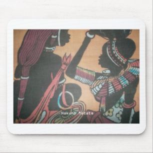 Tapis De Souris La beauté intemporelle de la tradition Masaï