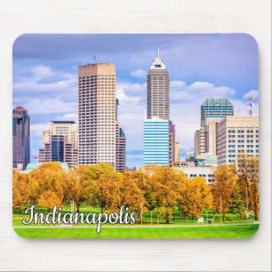 Tapis De Souris La belle Indianapolis, Indiana, États-Unis
