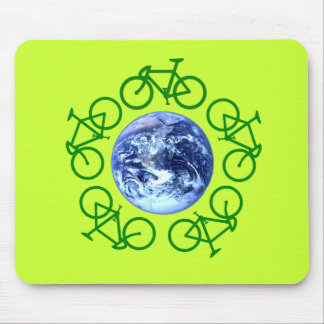 Tapis De Souris La bicyclette réutilisent des produits