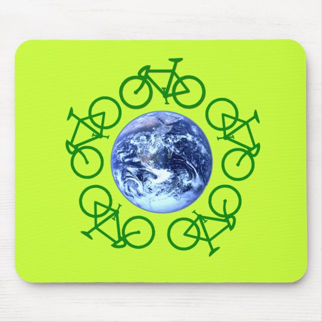 Tapis De Souris La bicyclette réutilisent des produits (Devant)