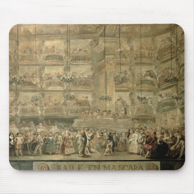 Tapis De Souris La boule masquée, c.1767 (Devant)