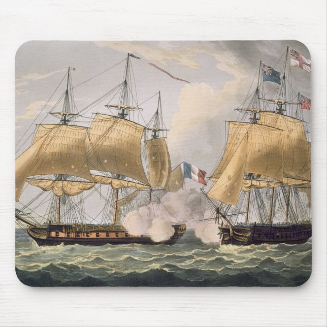 Tapis De Souris La capture de la La Clorinde, le 26 février 1814, (Devant)