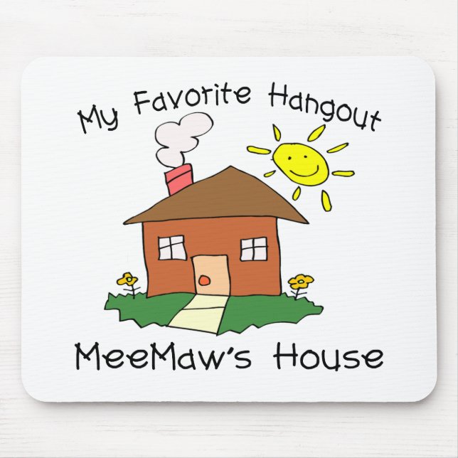 Tapis De Souris La Chambre de MeeMaw préféré de repaire (Devant)