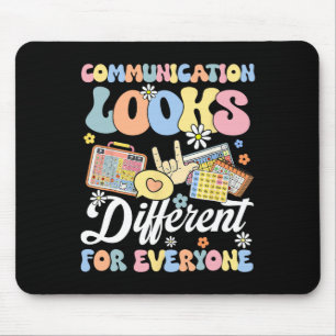 Tapis De Souris La communication est différente pour chaque person